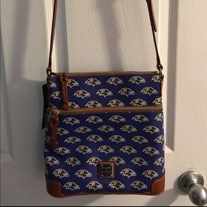 Dooney and Bourke ravens cross body bag